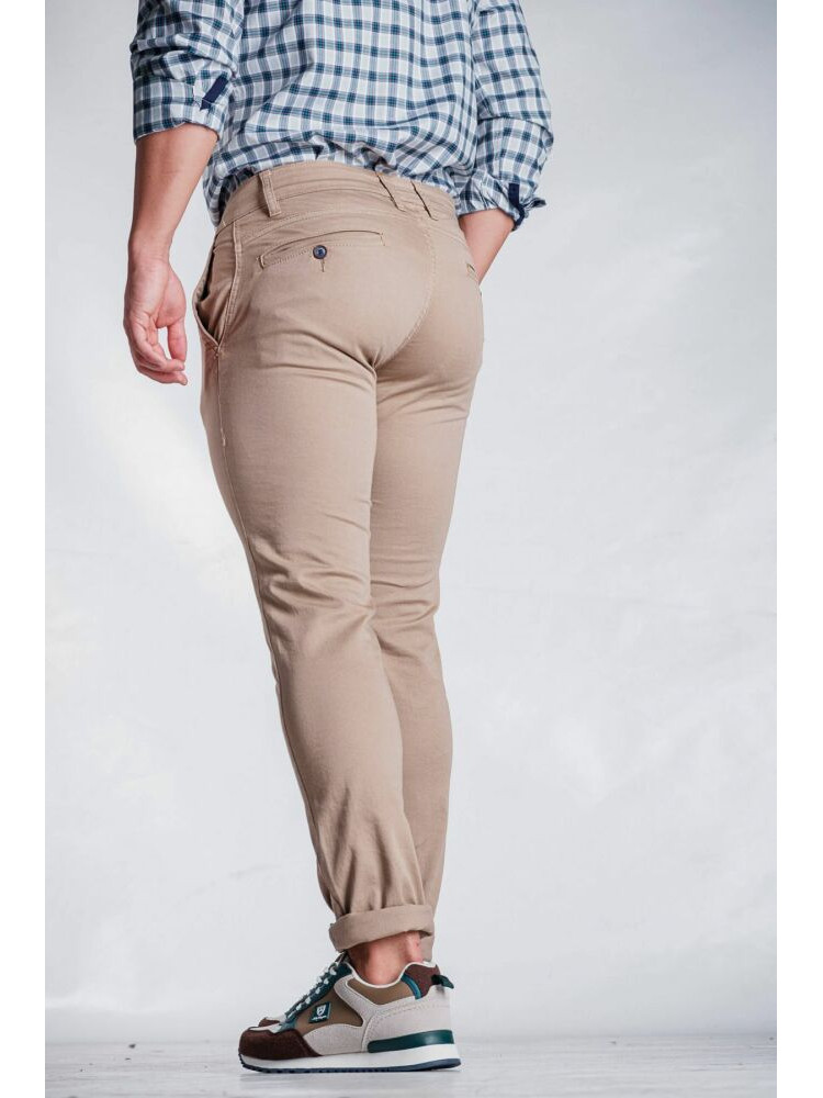 Pantalón Slim La Vaquera Camel