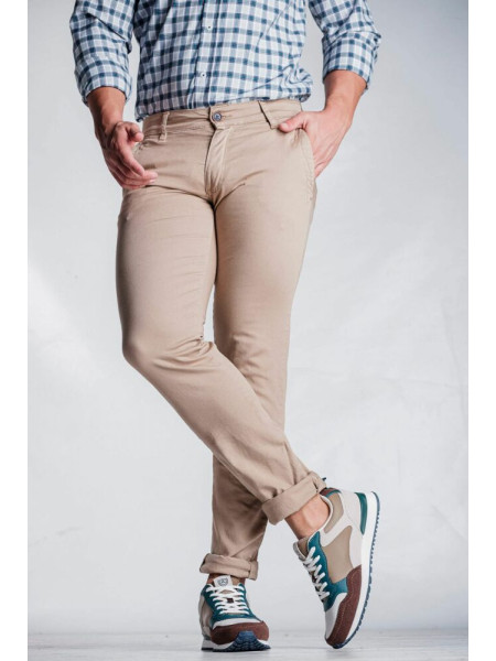 Pantalón Slim La Vaquera Camel
