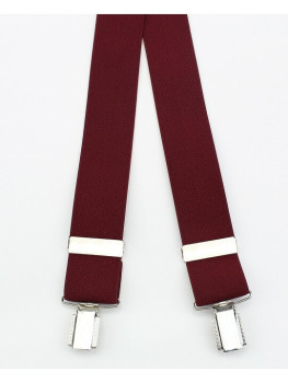 TIRANTE LISO BURDEOS