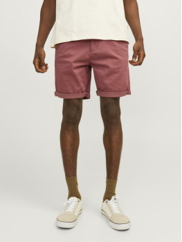 BERMUDA CORTE CHINO BURDEOS