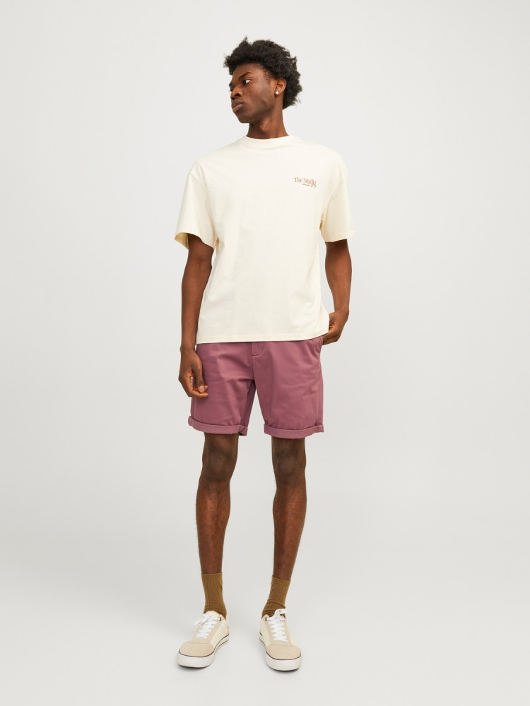 BERMUDA CORTE CHINO BURDEOS