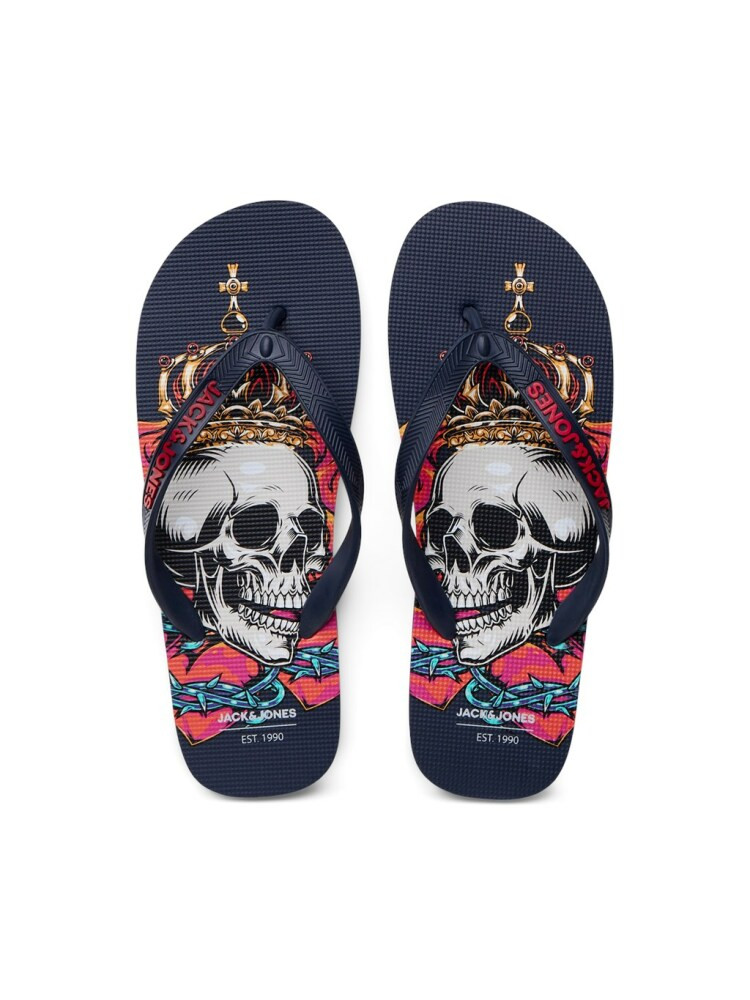 CHANCLA SKULL NAVY