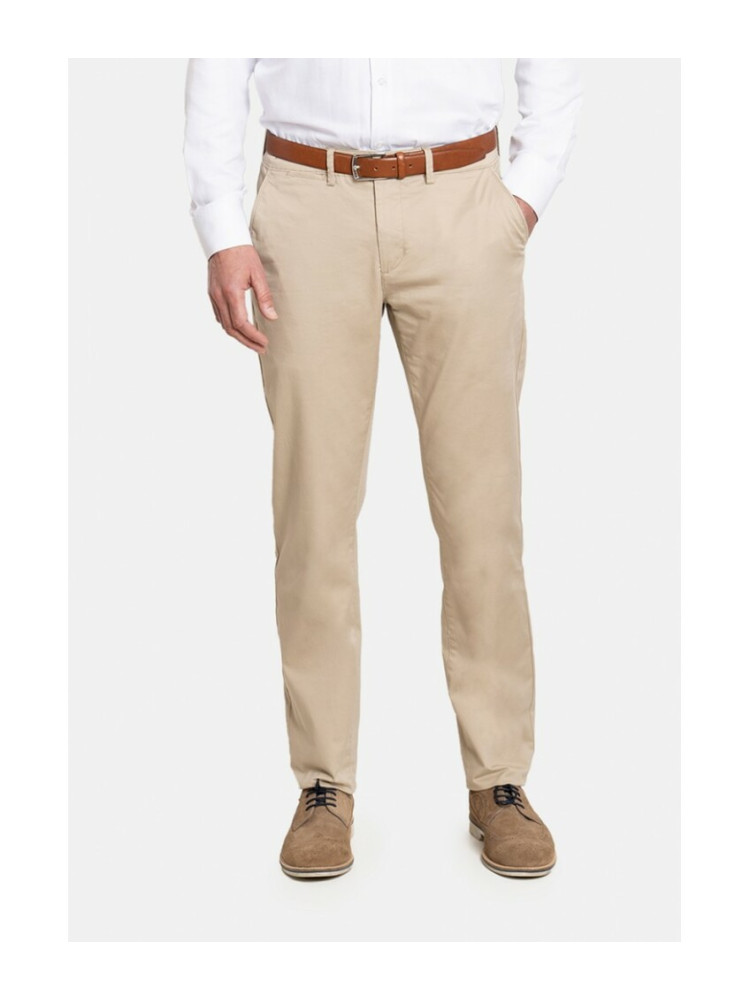 PANTALON CHINO REGULAR FIT BEIGE