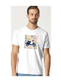 CAMISETA SCOOTER "FRAME" BLANCA