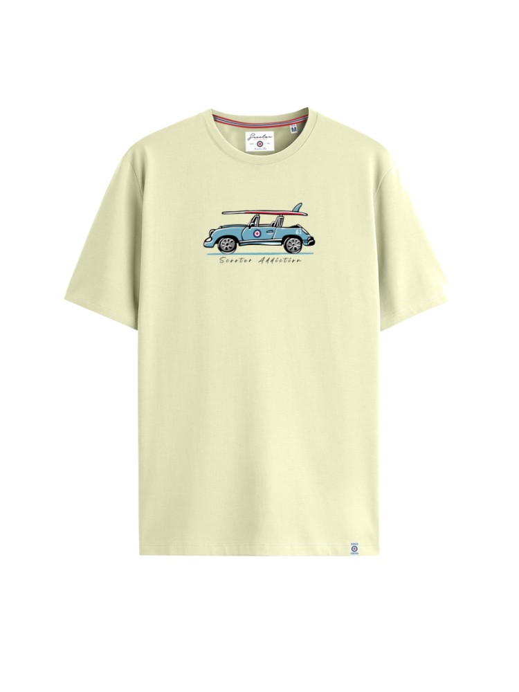 CAMISETA SCOOTER CABRIO AMARILLA