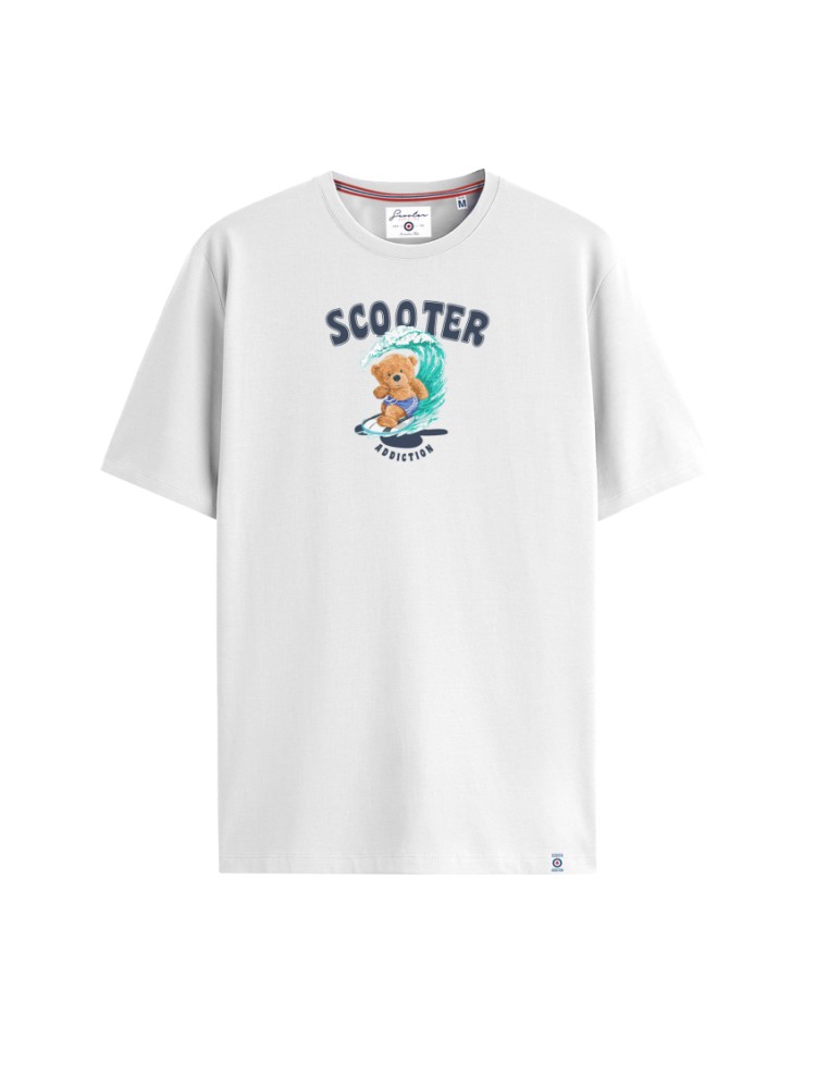 CAMISETA SCOOTER OSOSURF BLANCO