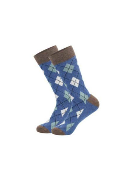 CALCETIN ROMBO AZULÓN