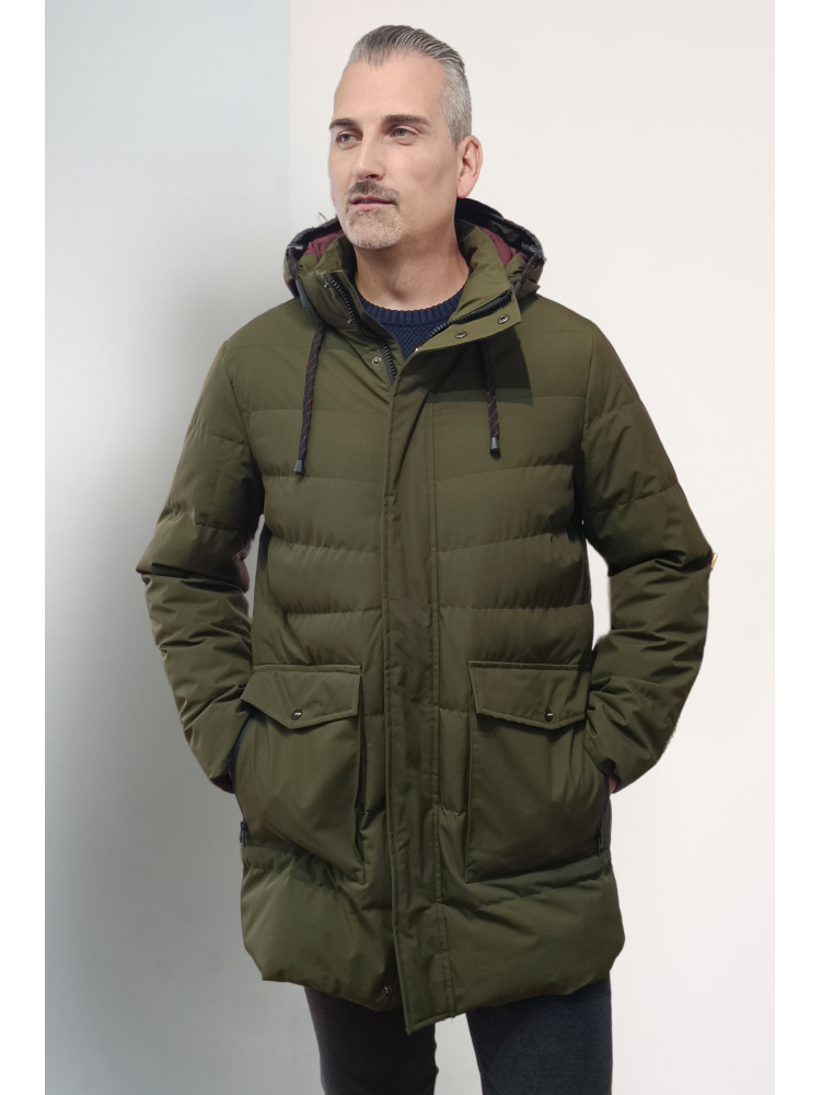 PARKA "SELLA" VERDE ACOLCHADA