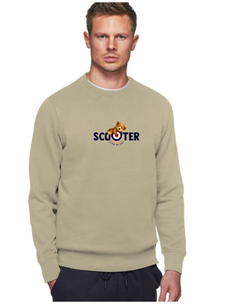 SUDADERA SCOOTER BEIGE OSO