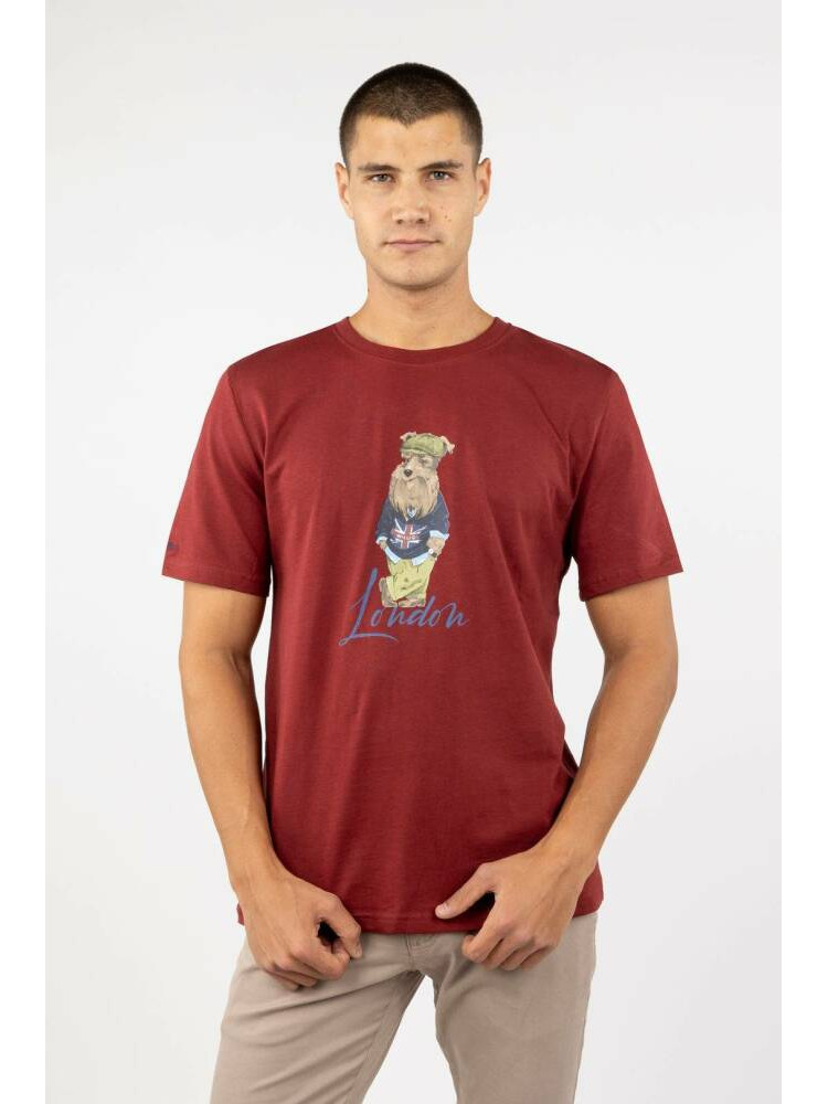 CAMISETA WILLIOT "LONDON" BURDEOS