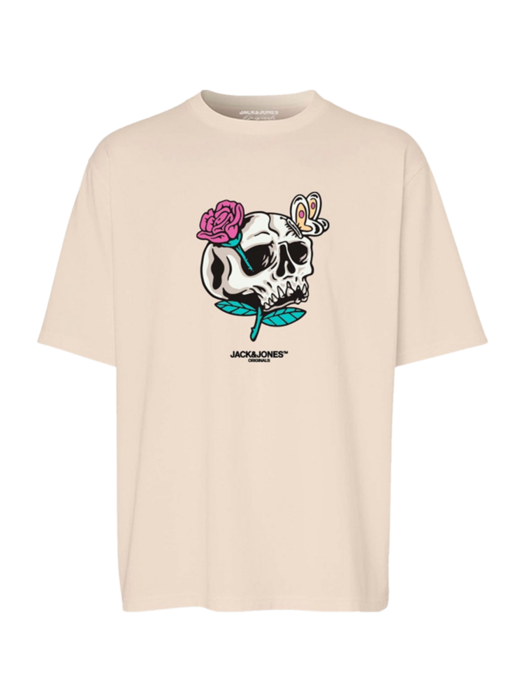 CAMISETA "TAMPA" SKULL VAINILLA