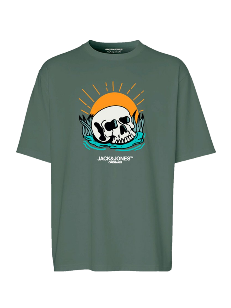 CAMISETA "TAMPA" SKULL VERDE