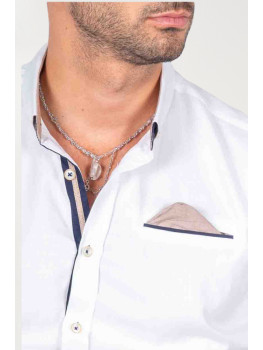 CAMISA BLANCA VIVO BOLSO 2