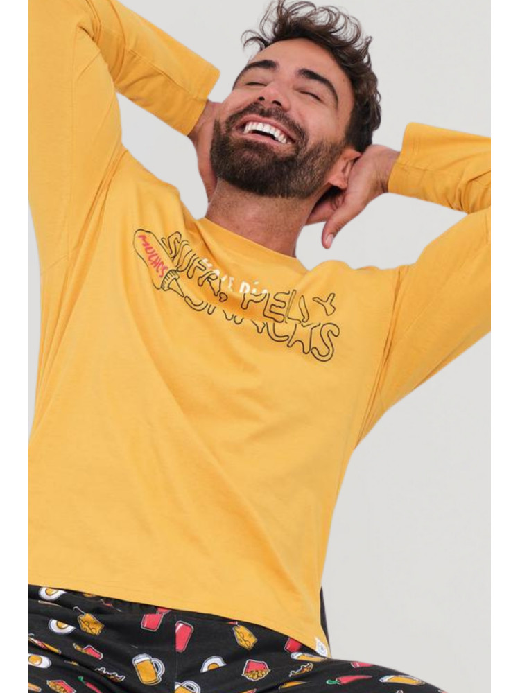 PIJAMA "SOFA, PELI Y SNACKS"