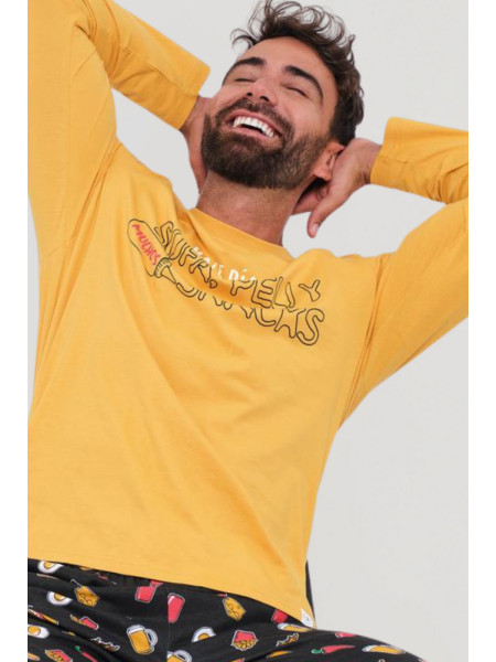 PIJAMA "SOFA, PELI Y SNACKS"