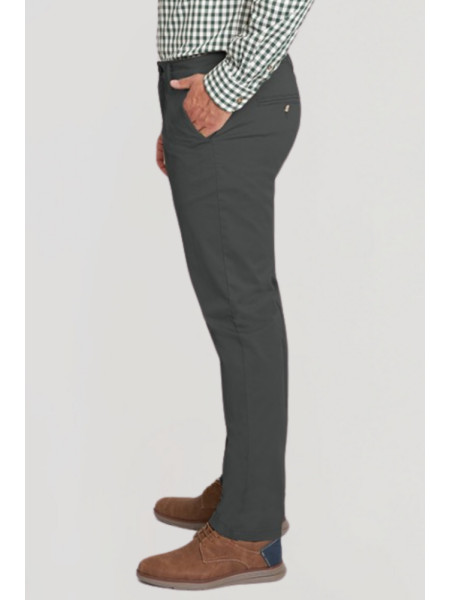 PANTALON GRIS REGULAR FIT