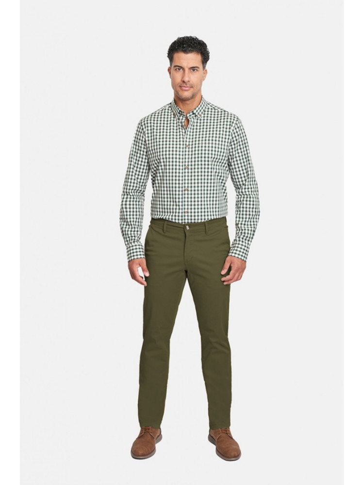 PANTALON VERDE REGULAR FIT