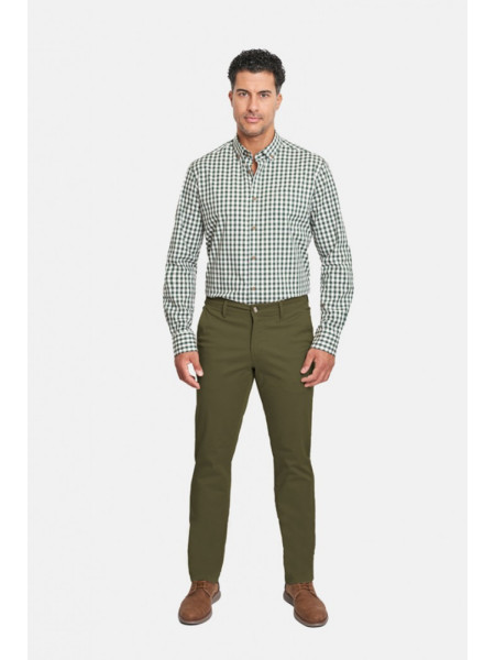 PANTALON VERDE REGULAR FIT
