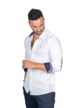 CAMISA BLANCA SLIM CODERAS