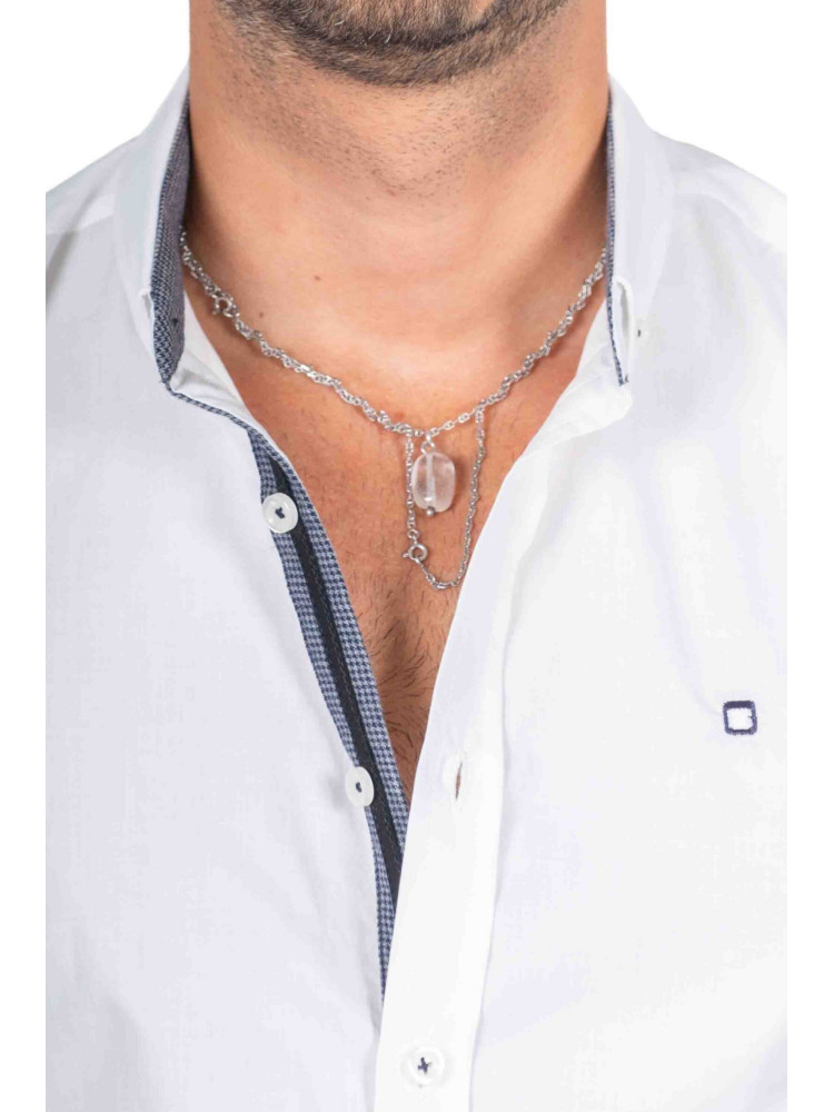 CAMISA BLANCA SLIM CODERAS