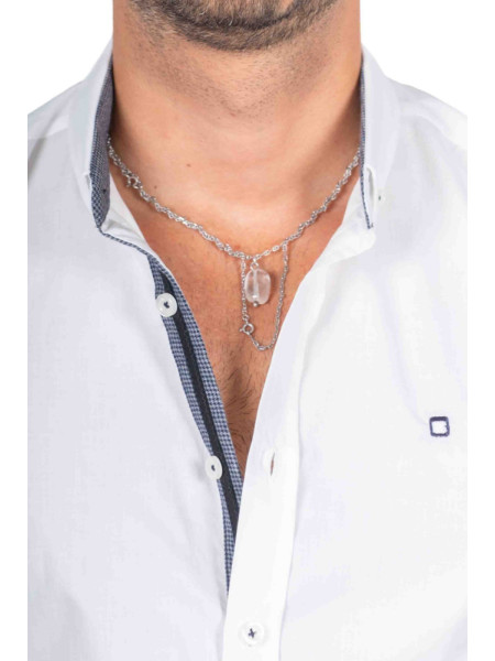 CAMISA BLANCA SLIM CODERAS