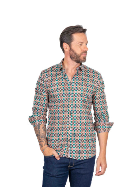 CAMISA ESTAMPADO ETNICO DIGITAL