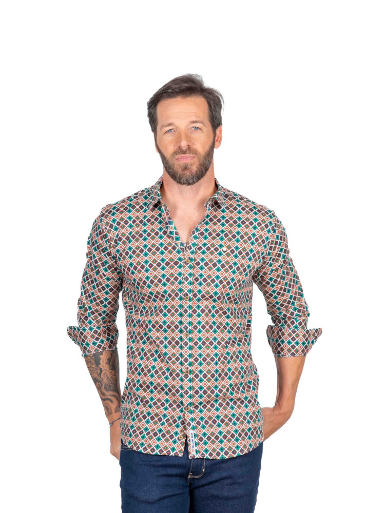 CAMISA ESTAMPADO ETNICO DIGITAL