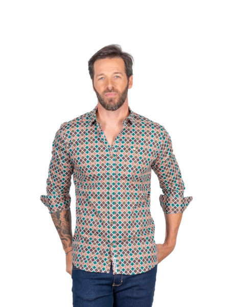 CAMISA ESTAMPADO ETNICO DIGITAL
