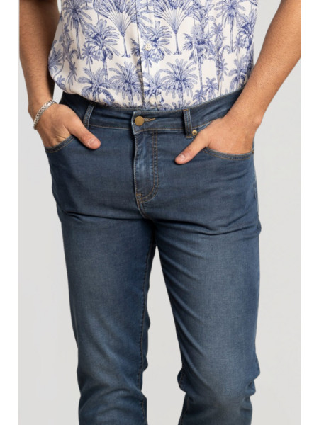 DENIM "FUNI" AZUL MEDIO SLIM FIT