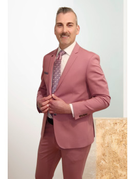 TRAJE MAGENTA ELASTICO SLIM FIT