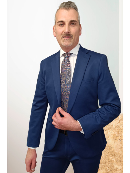 TRAJE SLIM HIPERFLEX AZUL TINTA