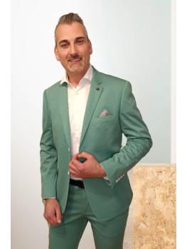 TRAJE SLIM ELASTICO VERDE CLARO