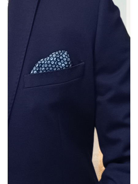 TRAJE AZUL TINTA SLIM FIT ELASTICO