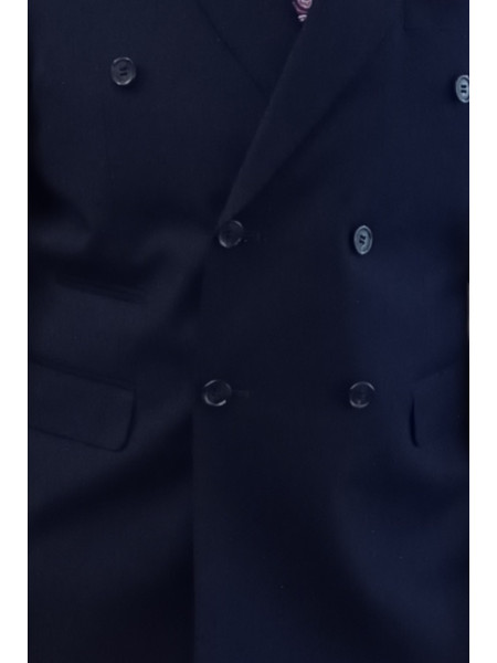 TRAJE  CRUZADO "JEREZ" AZUL MARINO