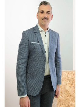 Americana cuadrillé