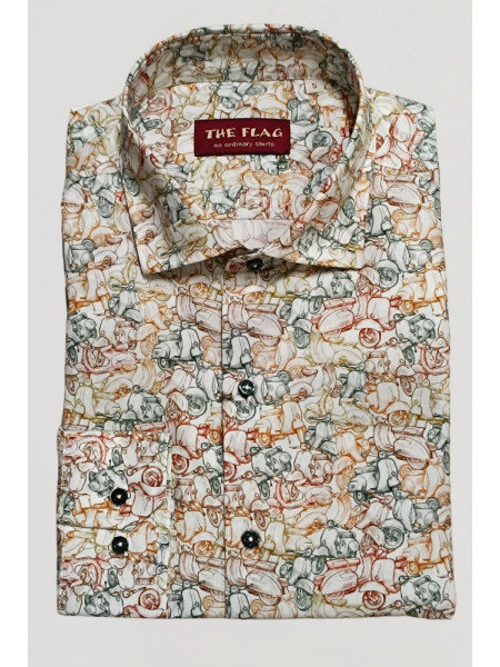 CAMISA VESPAS SLIM FIT