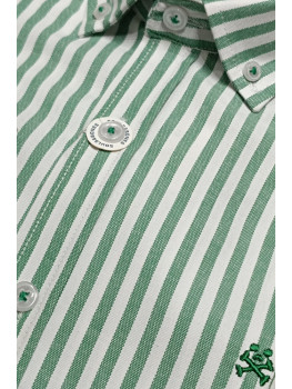 CAMISA OXFORD RAYA VERDE 2