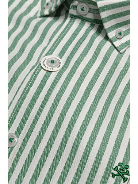 CAMISA OXFORD RAYA VERDE