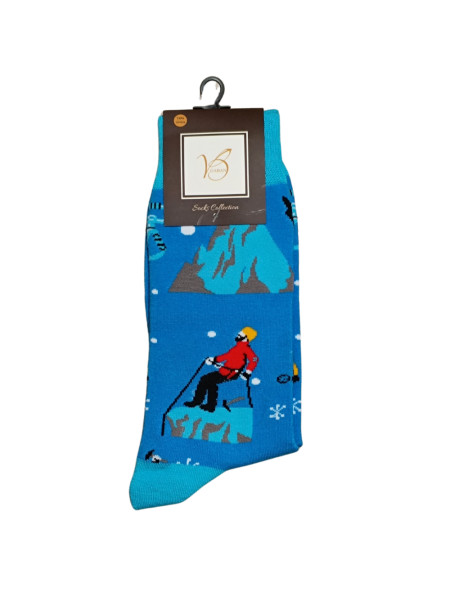 CALCETIN ESCALADA BLUE