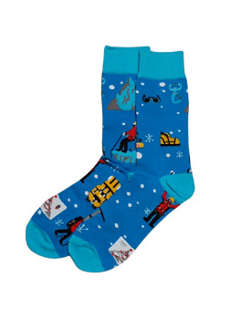 CALCETIN ESCALADA BLUE