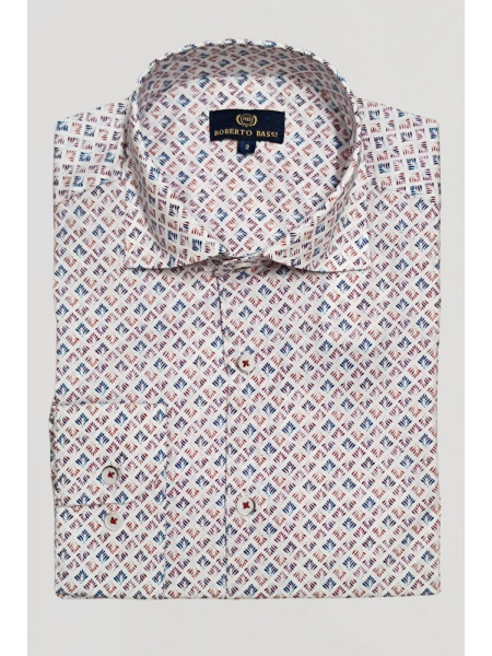 CAMISA ESTAMPADO GRANATE
