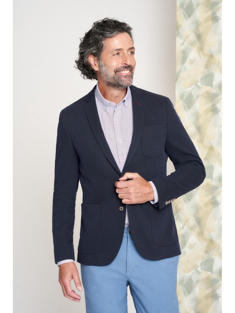 AMERICANA AZUL MARINO PUNTO