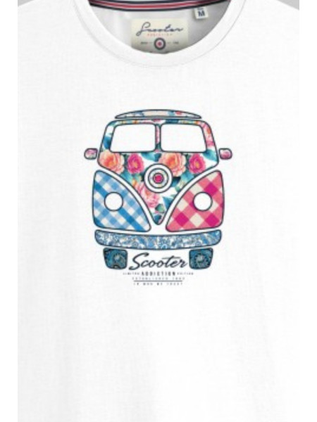 CAMISETA FURGO FLOWERS SCOOTER