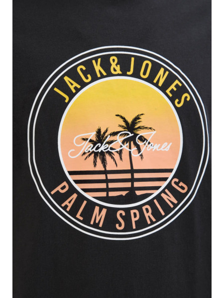 CAMISETA NEGRA PALMERA