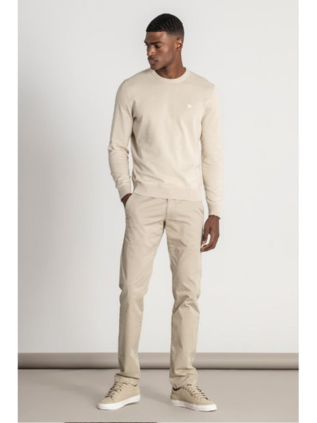 JERSEY BEIGE CUELLO REDONDO