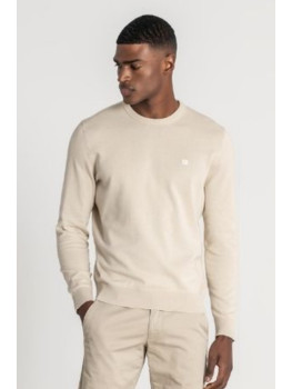 JERSEY BEIGE CUELLO REDONDO 2