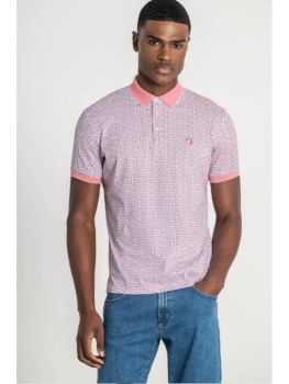 POLO ESTAMPADO CORAL