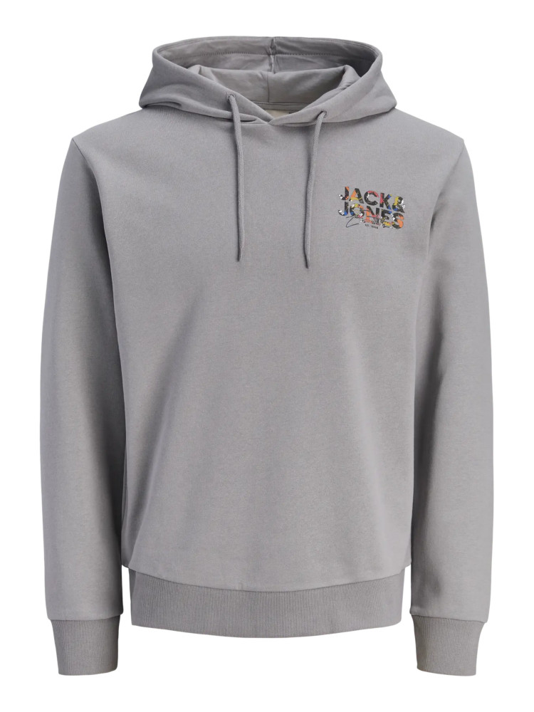 SUDADERA CAPUCHA GRIS