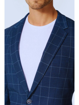 AMERICANA AZUL CUADRO