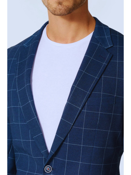 AMERICANA AZUL CUADRO